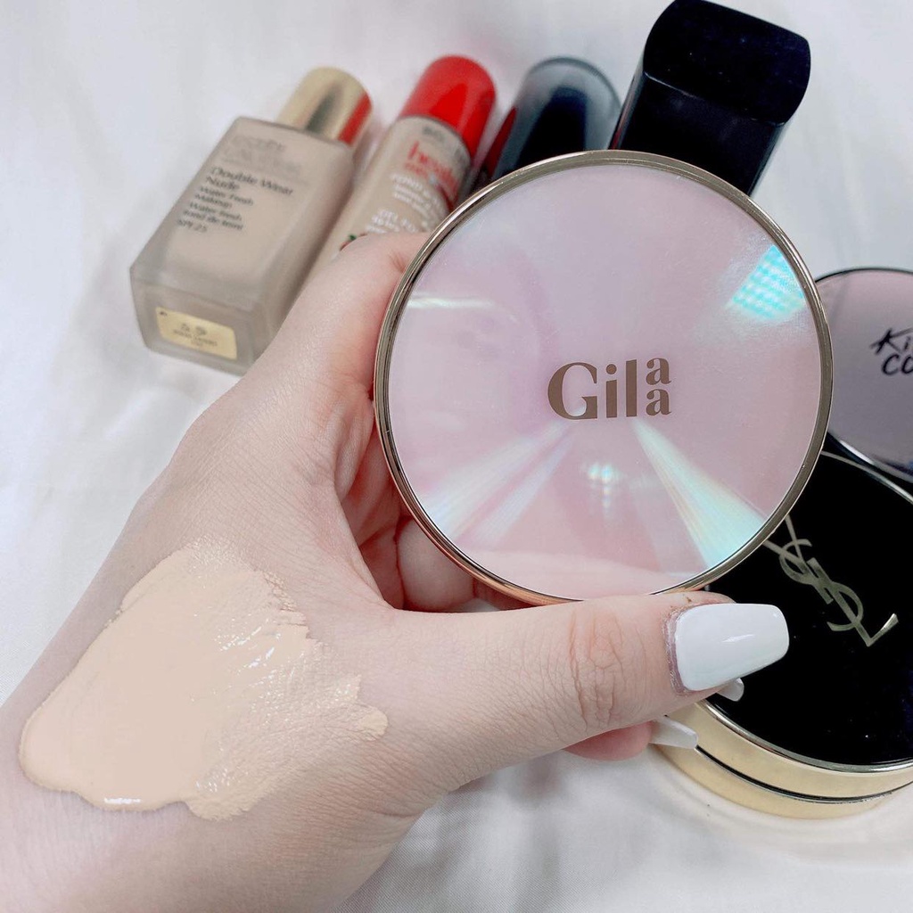 Phấn Nước Che Phủ Mỏng Mịn, Kiềm Dầu Gilaa Long Wear DD Cushion SPF50/PA+++