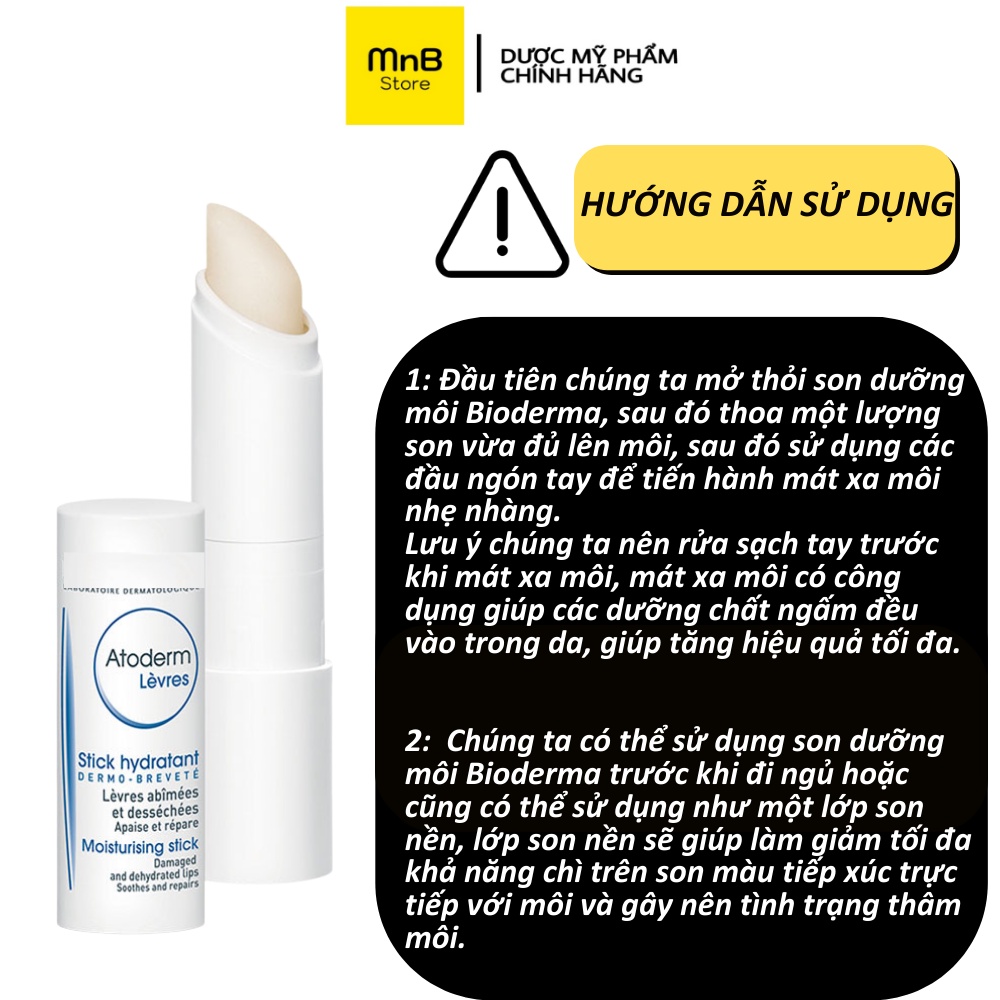 Son dưỡng môi Bio Atoderm Stick lèvres