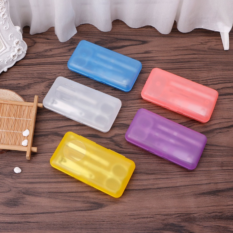 [Hàng mới về] Bộ 4 dụng cụ chăm sóc móng chuyên nghiệp nhỏ gọn tiện lợi