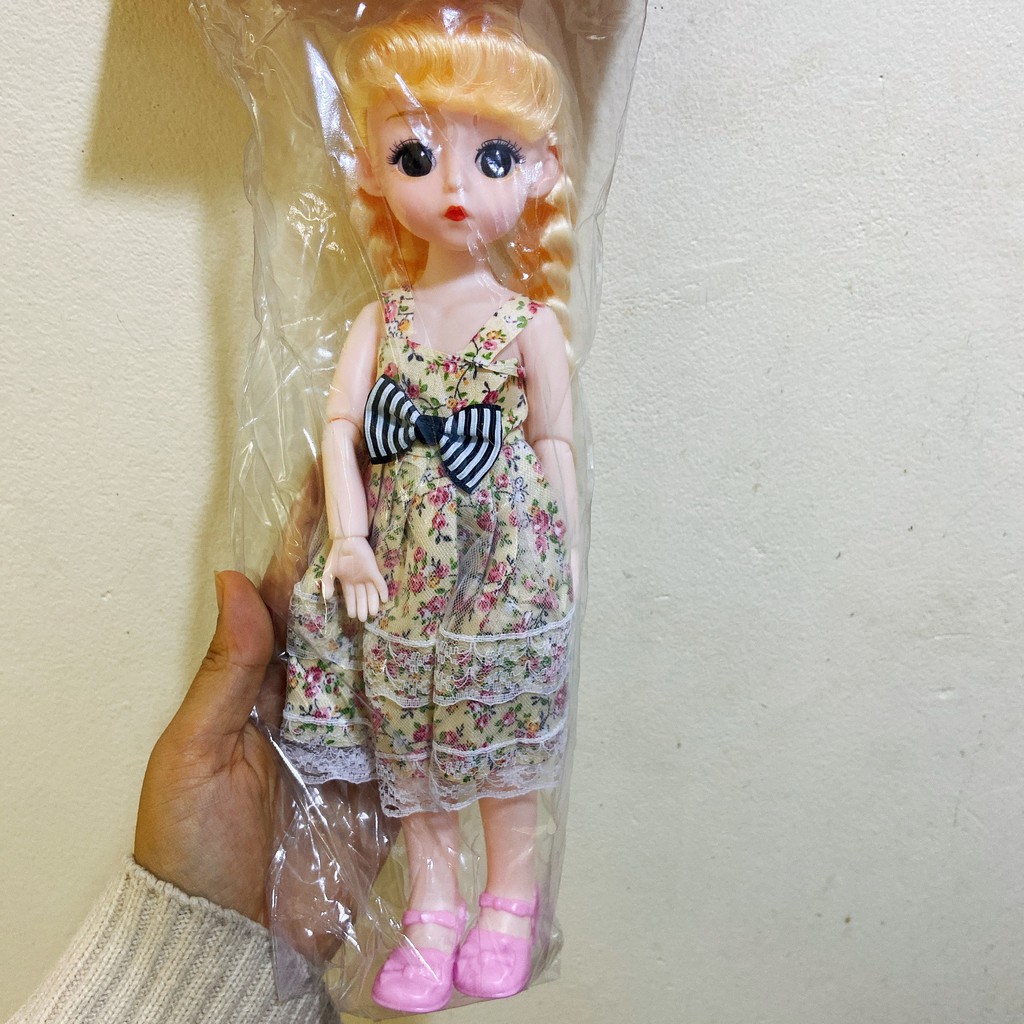 Set búp bê barbie 17cm đáng yêu dùng làm quà tặng sinh nhật cho bé gái
