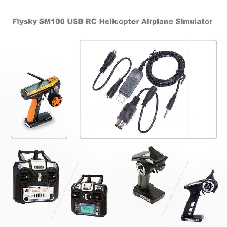 Bộ Điều Khiển Máy Bay Flysky Sm100 Usb Cho Flysky Fs-i6 Fs-i4 Fs-th9x Fs-t6 Fs-t4b Fs-gt3 Fs-gt2