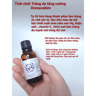 Tinh chất tăng cường sáng da Bright extra Onmacabim 30ml