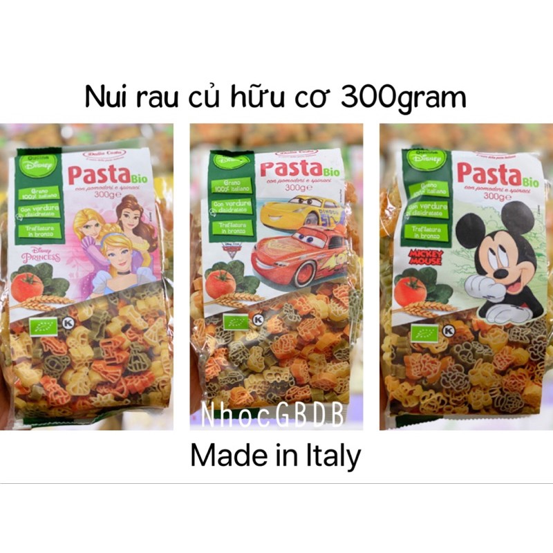 Nui rau củ hữu cơ Bio Dalla Costa cho bé 200g (Ý)