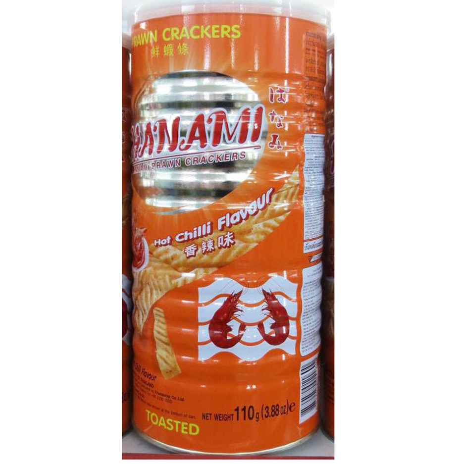 Snack Tôm Hanami Thái Lan Lon