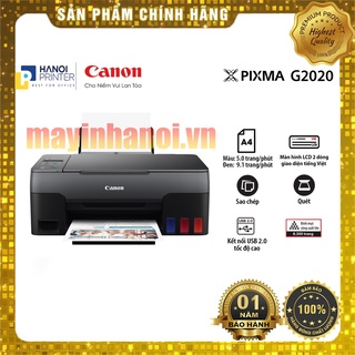 Máy In Canon PIXMA G2020, in phun màu đa năng, new fullbox bảo hành 12 tháng