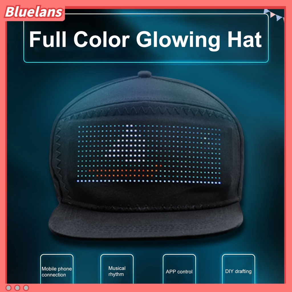 Nón Trang Trí Tiệc Halloween Kết Nối Bluetooth Có Đèn LED Sáng Tạo