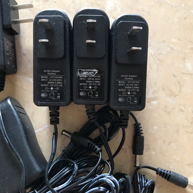 Nguồn sạc Hunkey 12V-2A