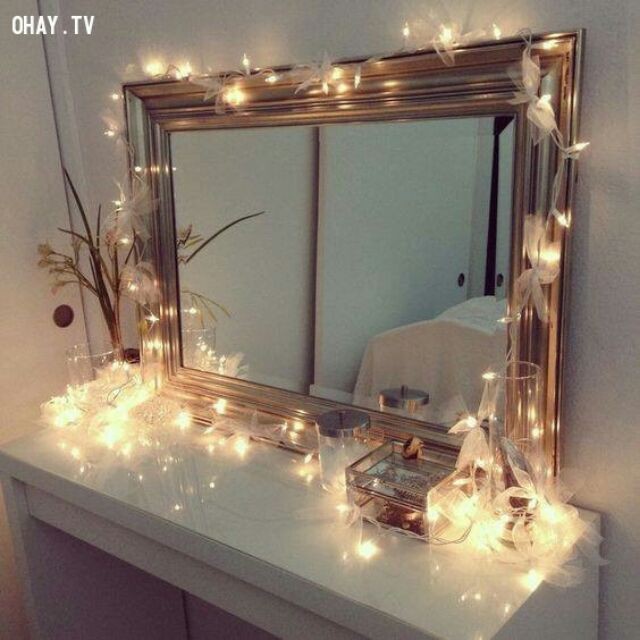 Dây Đèn Fairy Light Đom Đóm 2m Dùng PIN AA