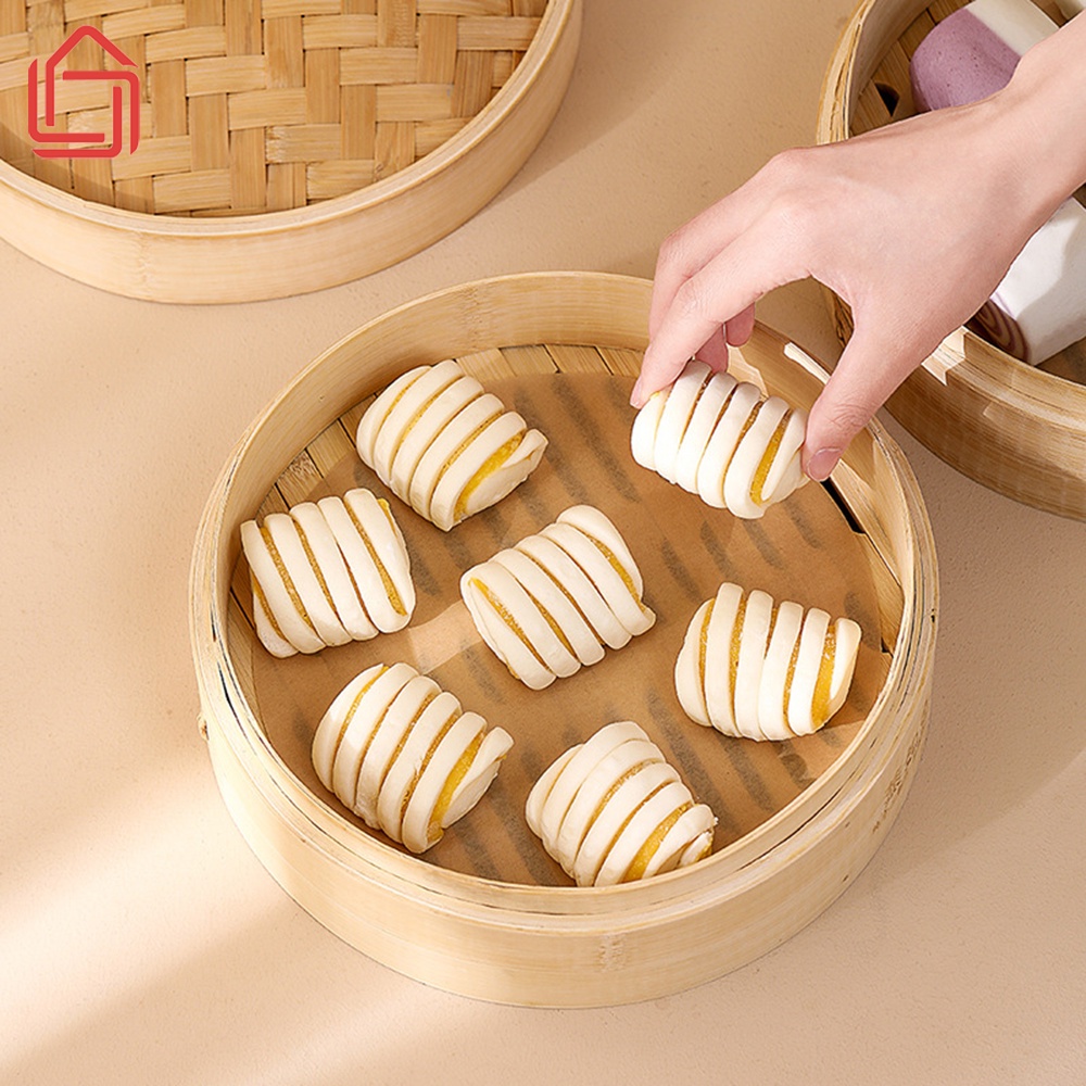 Giấy nến thấm dầu thực phẩm hình tròn dùng cho nồi chiên không dầu, lò vi sóng, bếp nướng - nhamoi