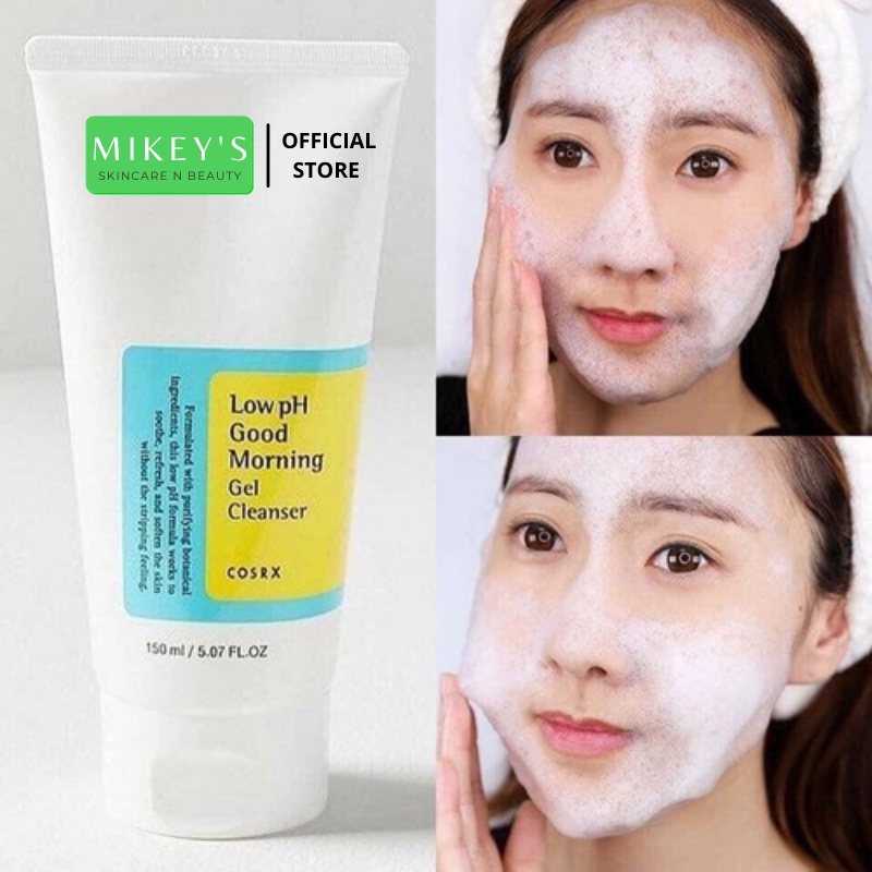 Sữa Rửa Mặt Cosrx Low Ph Good Morning Gel Cleanser Dịu Nhẹ, Ngăn Ngừa Mụn 150ml - MikeyBeauty