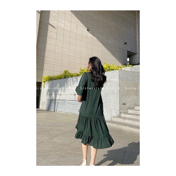 SISTERSISTER - Đầm rút dây phía trước Winnie