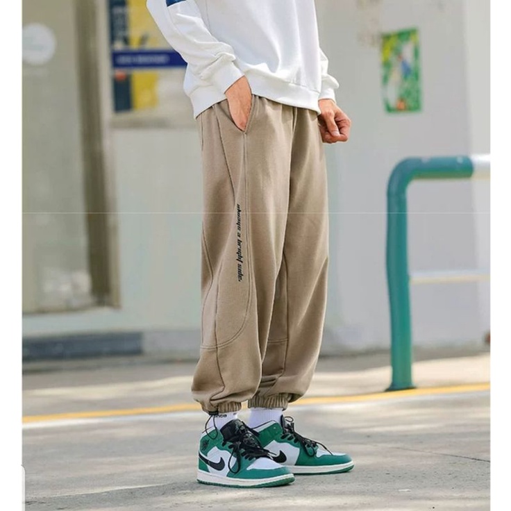 Quần jogger cotton dày dặn xịn đét, nam nữ mặc được unisex ulzzang - ẢNH THẬT