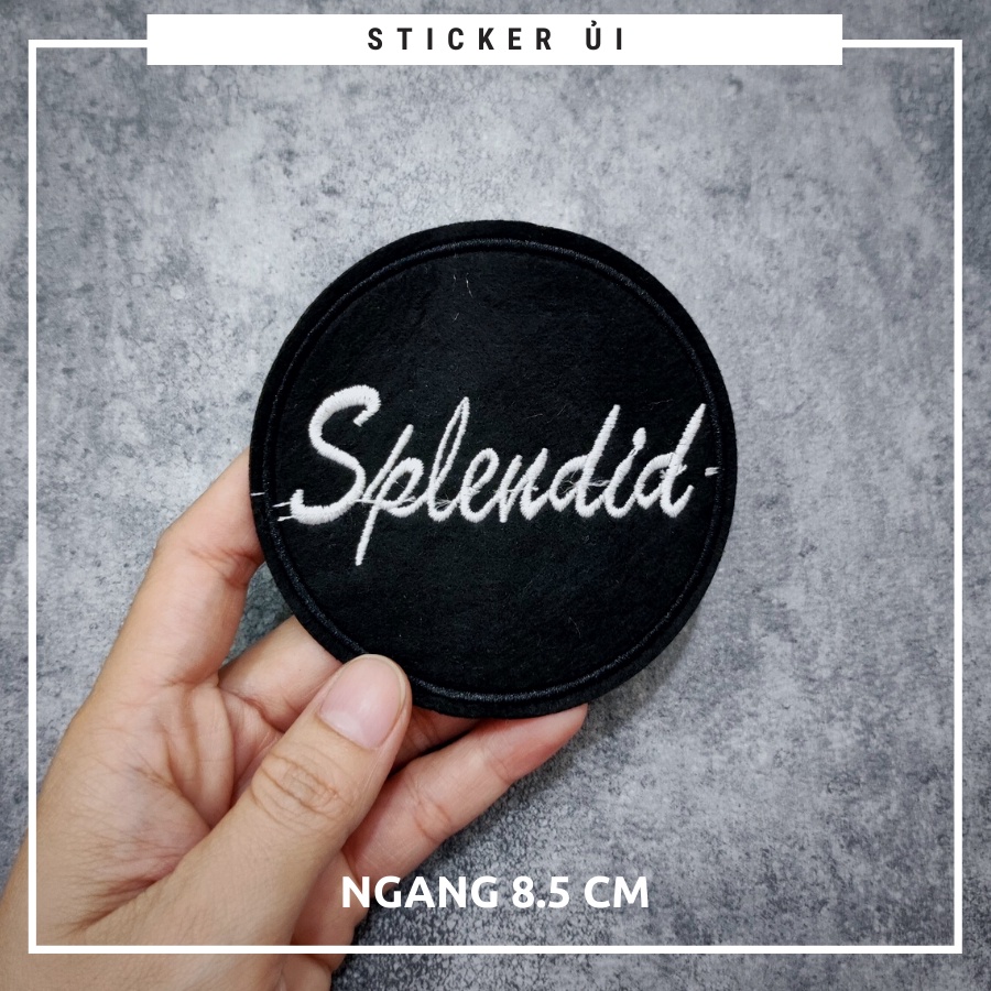 Sticker ủi quần áo cao cấp CÓ SẴN KEO ỦI,sticker path dán quần áo dùng làm miếng vá Quần Áo,vá áo phao,trang trí quần áo