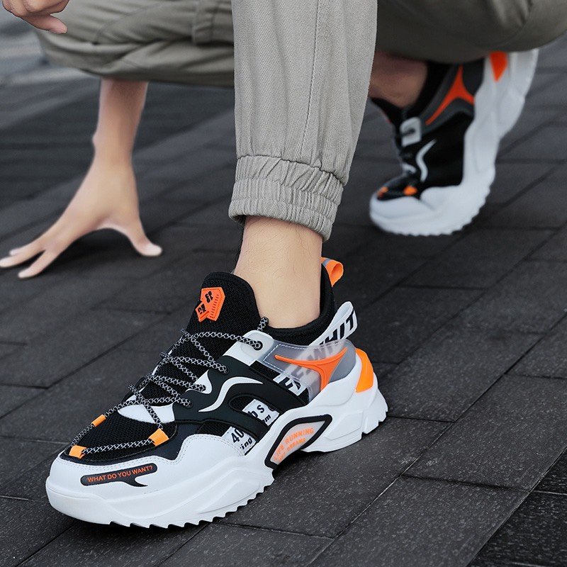 Giày Thể Thao Sneaker Nam Độn Đế OEF Dây Viền Cực Đẹp 2022