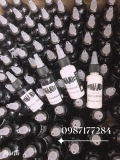 Mực xăm tatoo dynamic trắng 30ml