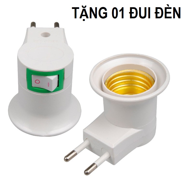 Đèn LED cầu xoay Hào quang 7 màu , Đèn cầu Sao tặng đui đèn công tắc
