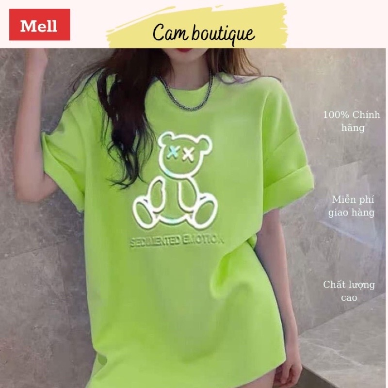 Áo phông nữ, áo thu nữ form rộng phản quang chất cotton thái cực mát tay lỡ năng động | BigBuy360 - bigbuy360.vn