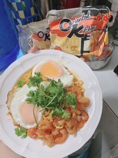 Mì khô trứng muối ok thái lan