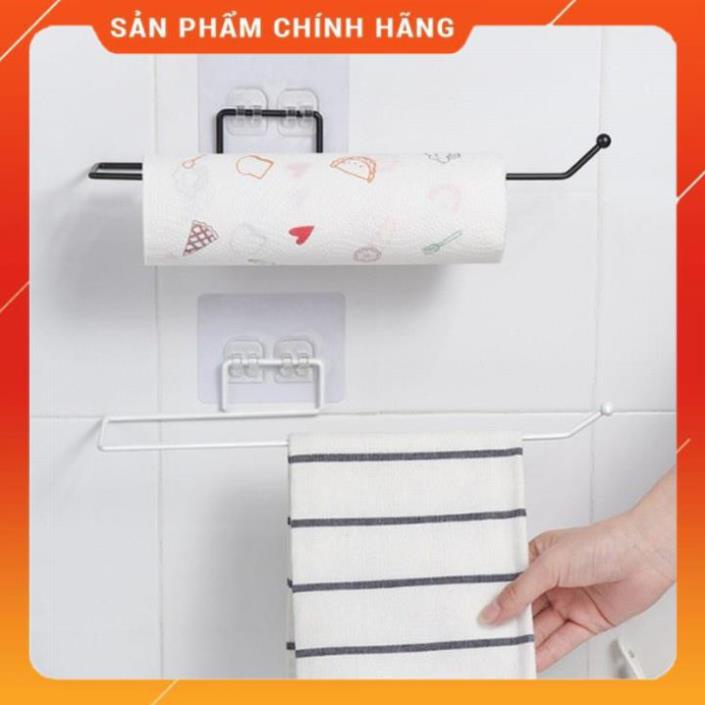 Giá Inox treo cuộn giấy, treo khăn, túi rác đa năng
