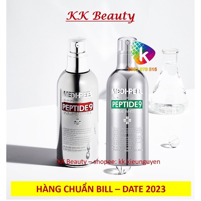 (Đủ bill) Tinh Chất Căng Bóng Da Medi Peel Peptide 9 Volume Essence Medipeel White Cica | WebRaoVat - webraovat.net.vn