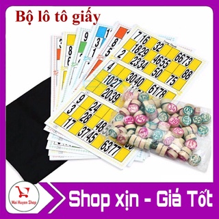 Bộ cờ Lô Tô giấy