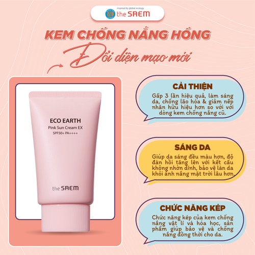 Kem chống nắng THE SAEM Eco Earth Sun Cream 50ml