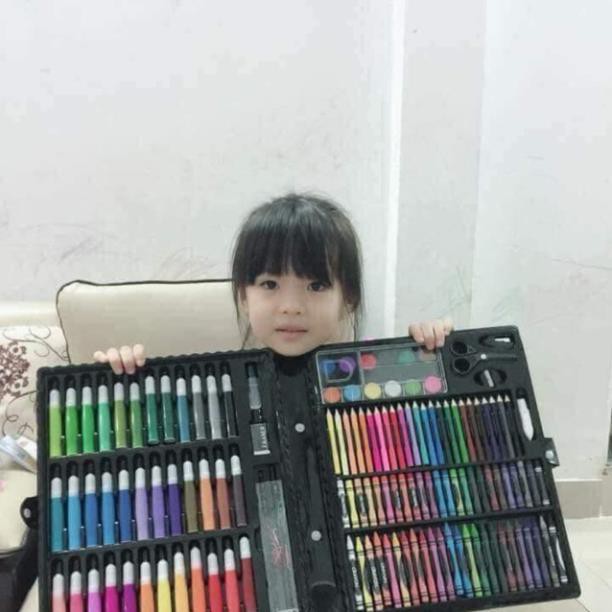 Hộp Màu Sáng Tạo Cho Bé 150 Chi Tiết Cao Cấp - Đồ dùng học tập mỹ thuật cho bé