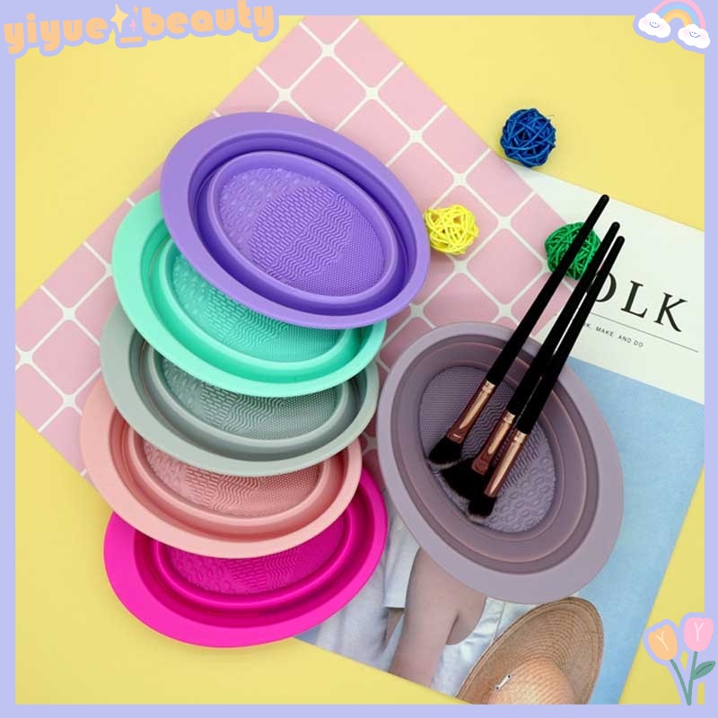 Miếng Silicone Vệ Sinh Tô Chén Gấp Gọn Tiện Lợi 2022 HB