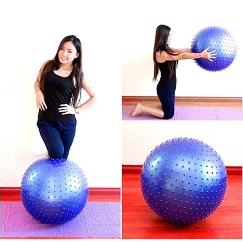 Bóng Tập Yoga Có Gai Bóng Tập Gym  - Bóng Tập Yoga Cao Cấp Có Gai 75cm Loại Cực Dày, BH 1 ĐỔI 1