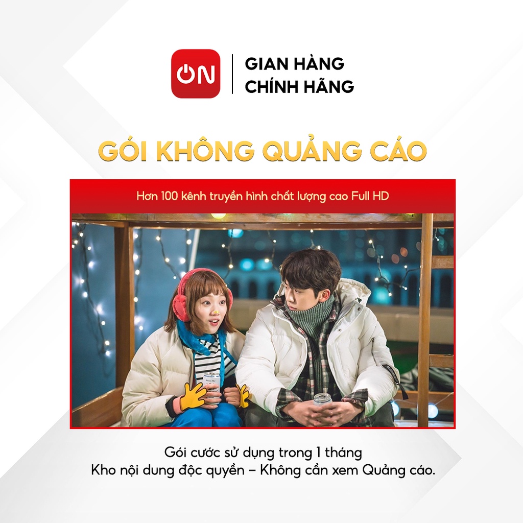 Toàn quốc [E-voucher] - Gói ON 1 tháng VTVcab ON