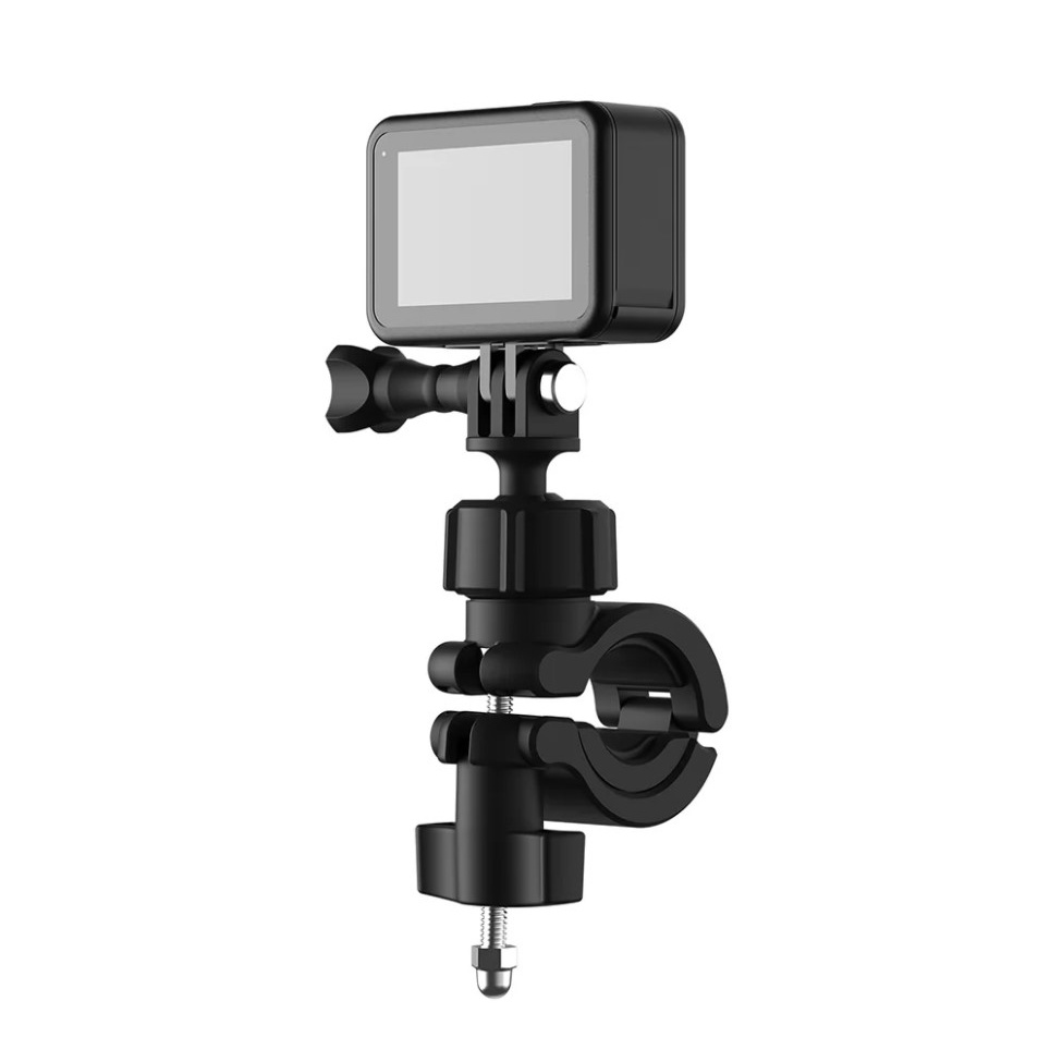 Kẹp Ghi Đông Telesin Cho GoPro, Sjcam, Yi Action, Osmo Action, Điện Thoại Trên xe đạp, xe máy, mô tô (Hàng Chính Hãng)