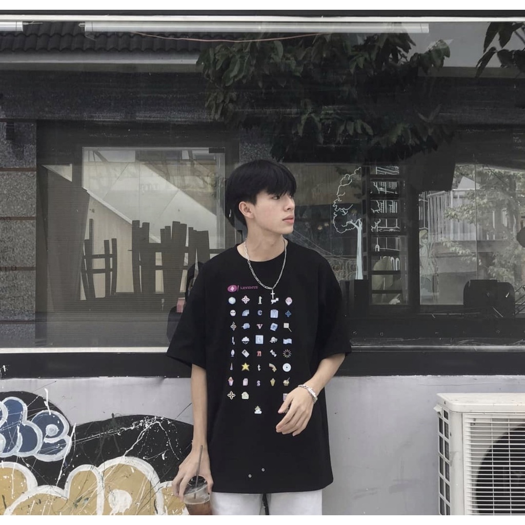Áo Thun Local Brand LeVents Logo Nam Nữ Tay Lỡ Form Rộng Unisex Full Mạc