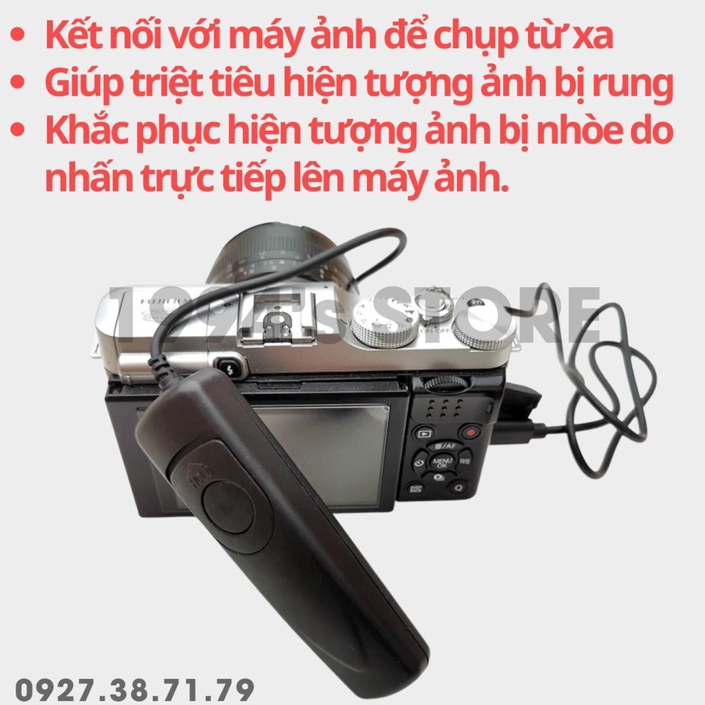 (CÓ SẴN) Dây bấm mềm Cuely RR-100 RR-90 cho Fujfilm và RM-VPR1 cho Sony bản Version 2 - Chính hãng Cuely