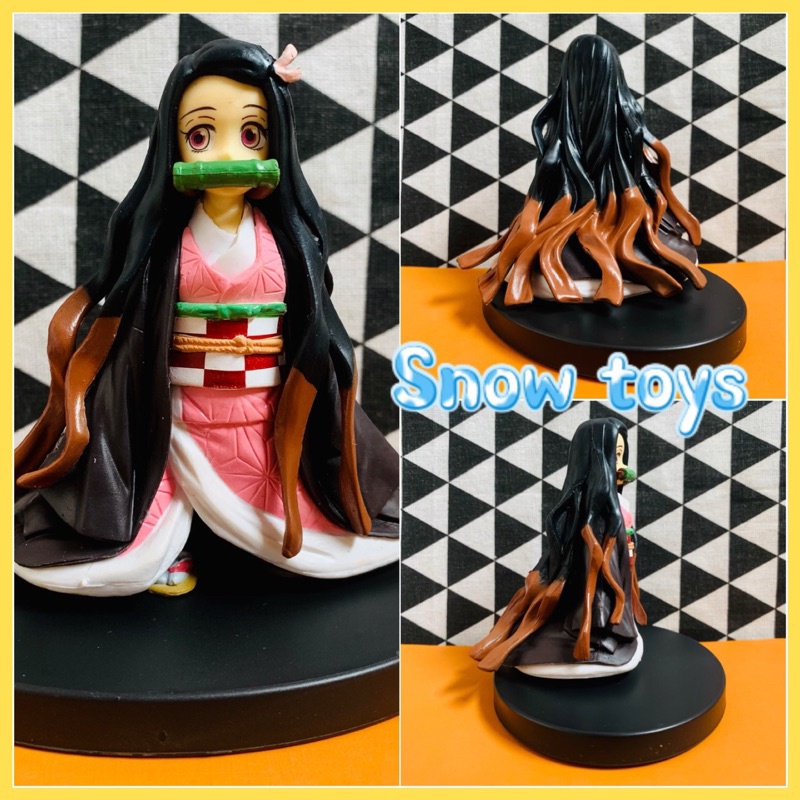 Tổng hợp Mô hình nezuko Kimetsu No Yaiba - thanh gươm diệt quỷ - Kamado Nezuko các tư thế nằm ngồi quỳ đứng -Cao 6~15cm