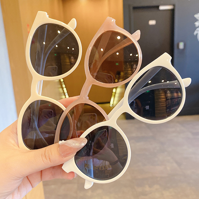 Korean Fashion Girl Anti-ultraviolet Sun Visor Sunscreen Sunglasses | WebRaoVat - webraovat.net.vn