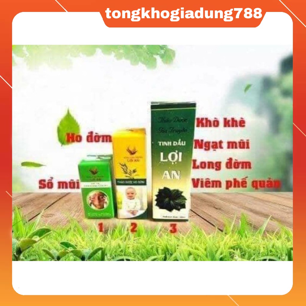 Tinh dầu lợi an ( combo 3 lọ)