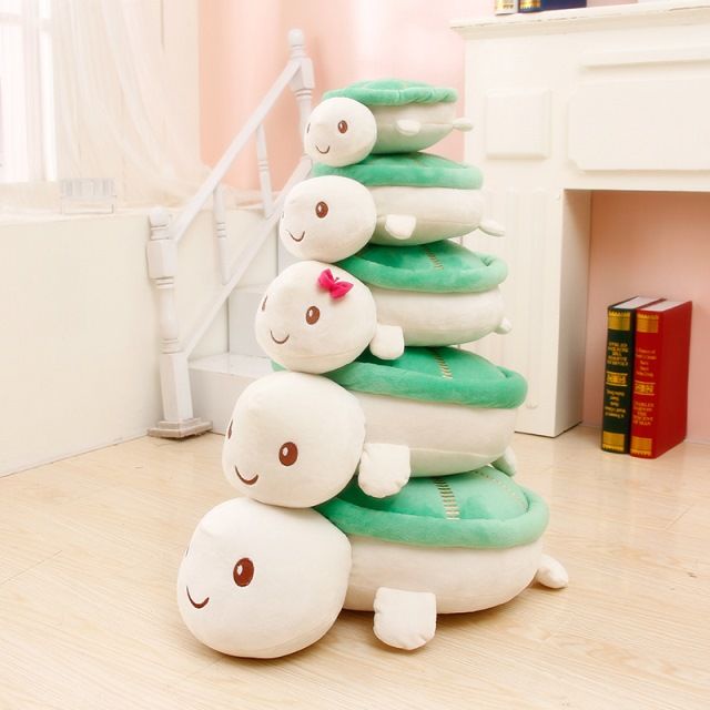 Thú Nhồi Bông Hình Rùa Hoạt Hình Sáng Tạo Dễ Thương