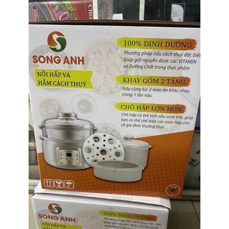 nồi chưng Yến SONG ANH 0,8 lít và 1,5 lít