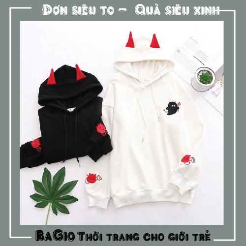 Áo hoodie ma vui vẻ 2 màu cực đẹp cho người từ 30-65kg