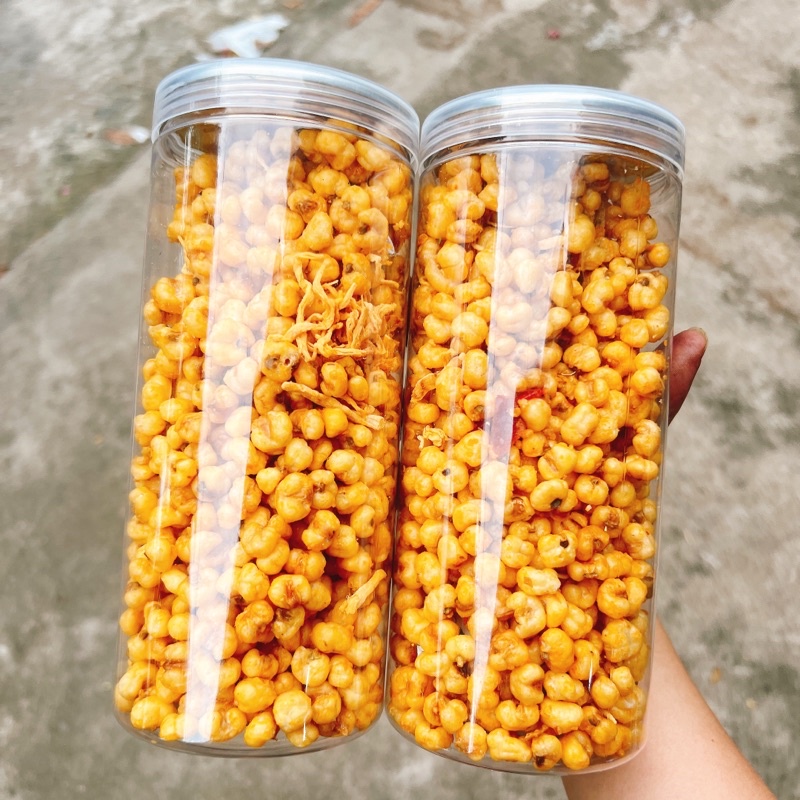 Bắp Chiên Giòn Mắm Lắc Khô Gà Lá Chanh lon 320gr