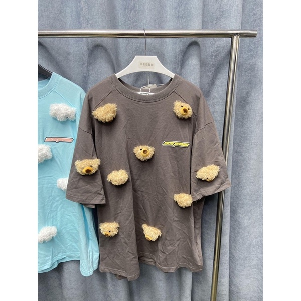 Áo phông 13De Marzo gấu phát sáng 2 màu