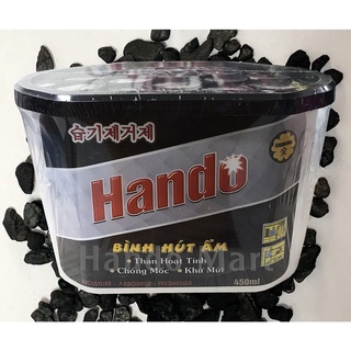 Bình hút ẩm khử ẩm mốc Hando 450ml than hoạt tính