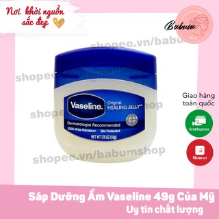 Sáp dưỡng ẩm Vaseline, sáp dưỡng môi, dưỡng ẩm đa nặng vô cùng hiệu quả 49g
