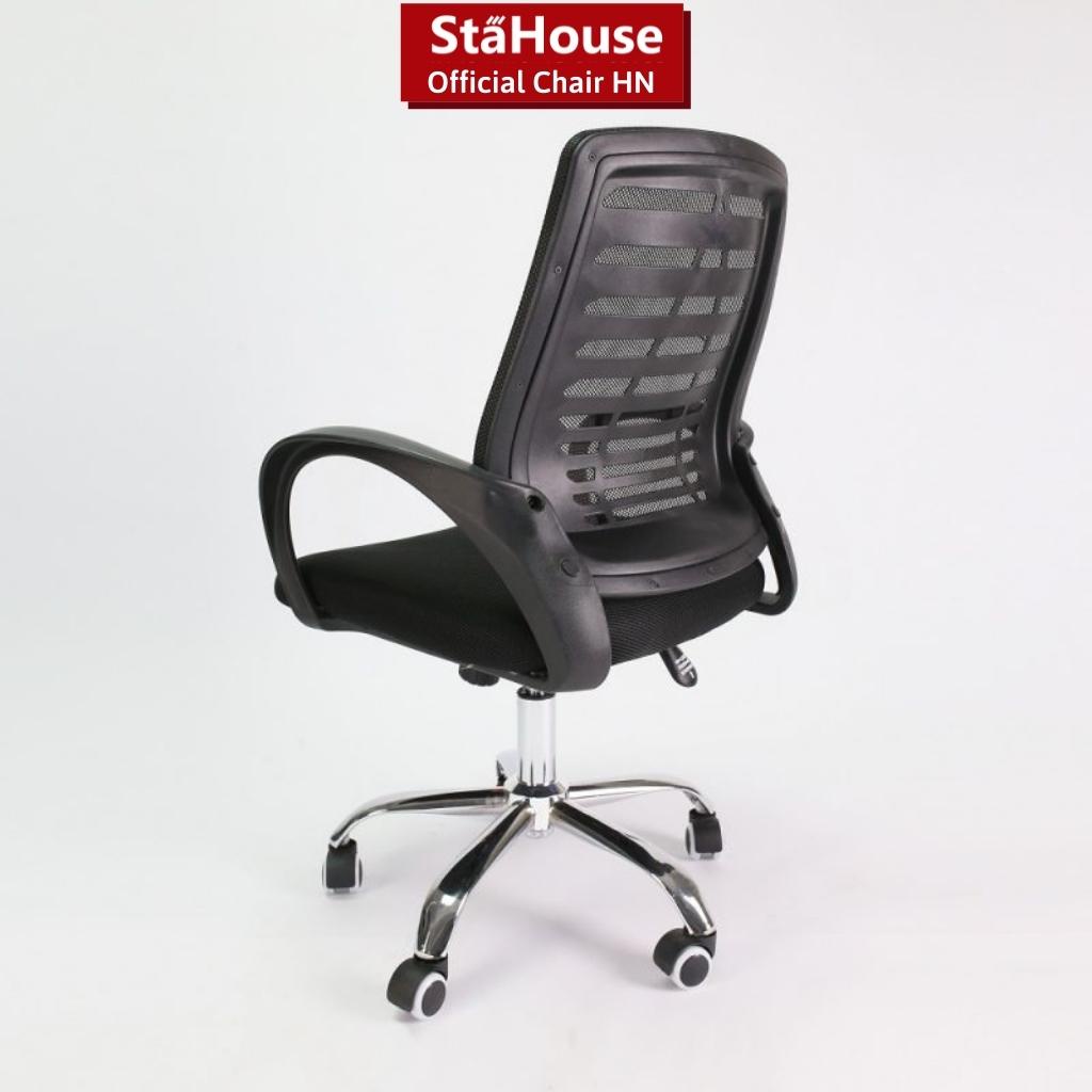 Ghế xoay văn phòng làm việc lưng A khung chắc chắn đệm êm GVP408 Stahouse Official Chair HN