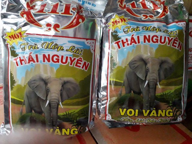 Trà ướp lài Thái Nguyên Voi Vàng gói 350gram