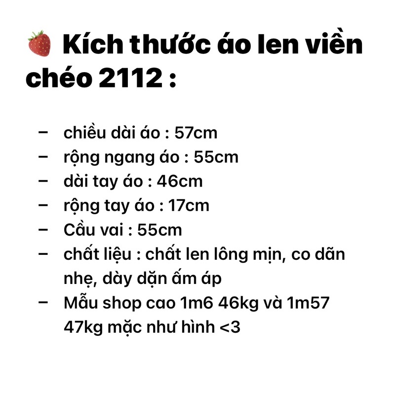 Áo len viền chéo 2112 (ảnh thật shop chụp kèm video)
