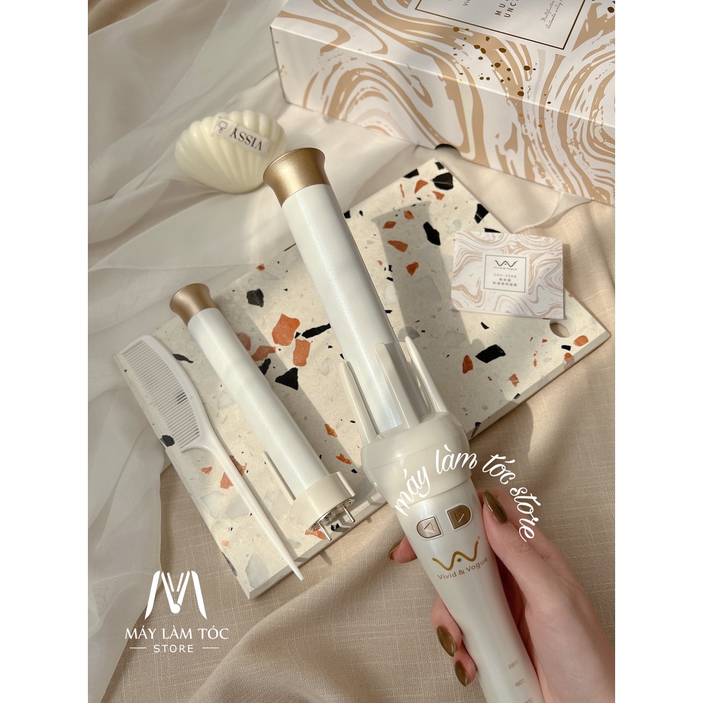 MÁY UỐN TÓC XOAY TỰ ĐỘNG VIVID&VOGUE®️ 2 SIZE 25&32mm
