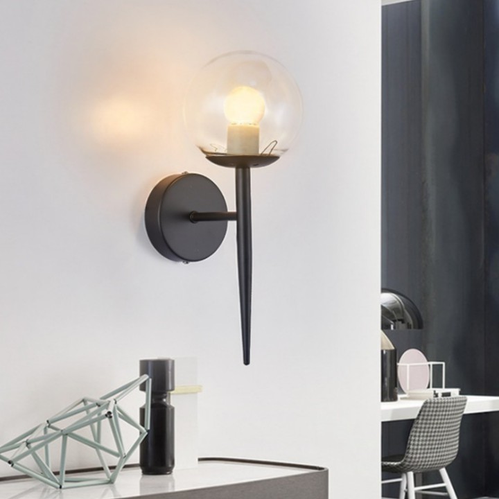 Đèn gắn tường trang trí phòng khách,phòng ngủ Mã HG9851  2 màu vàng, đen