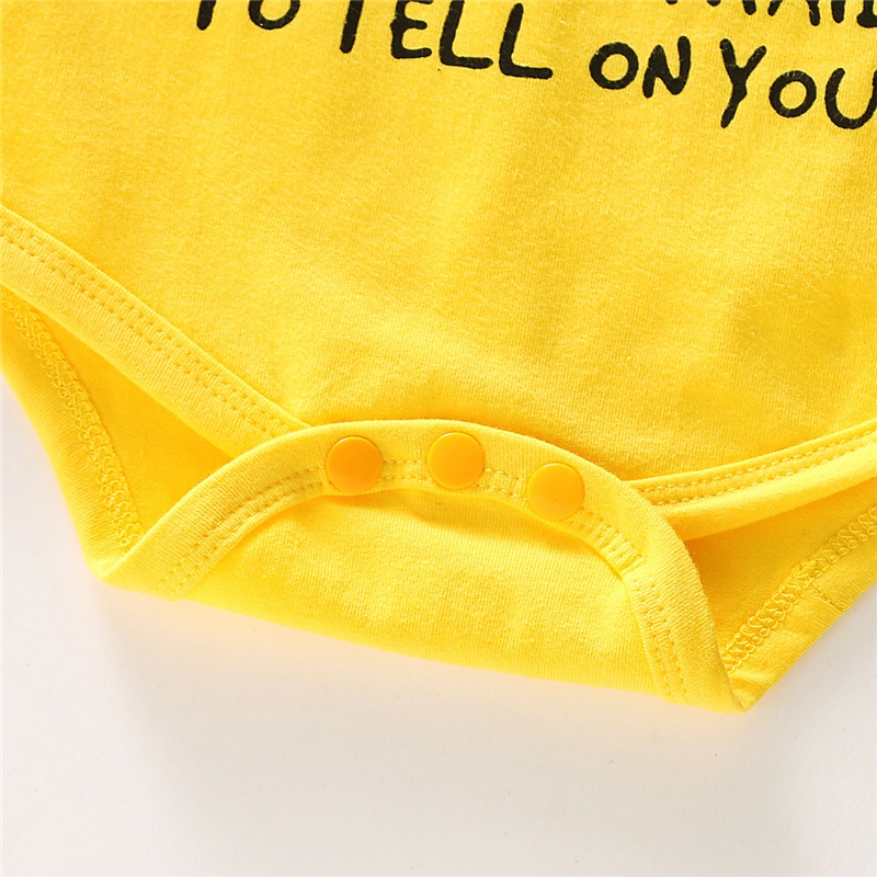 Áo liền quần MIKRDOO in chữ cái đáng yêu dành cho bé