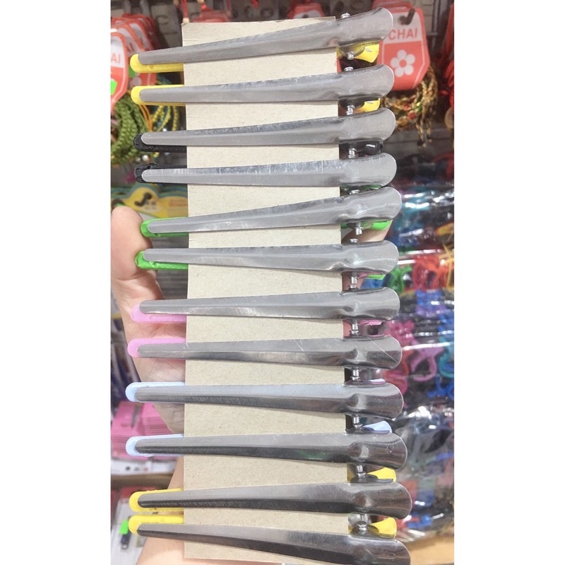 (Siêu rẻ) Kẹp mỏ vịt chia tóc chắc chắn chuyên dụng cho salon tóc